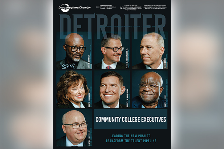 Detroiter Magazine Community College Executives Cover