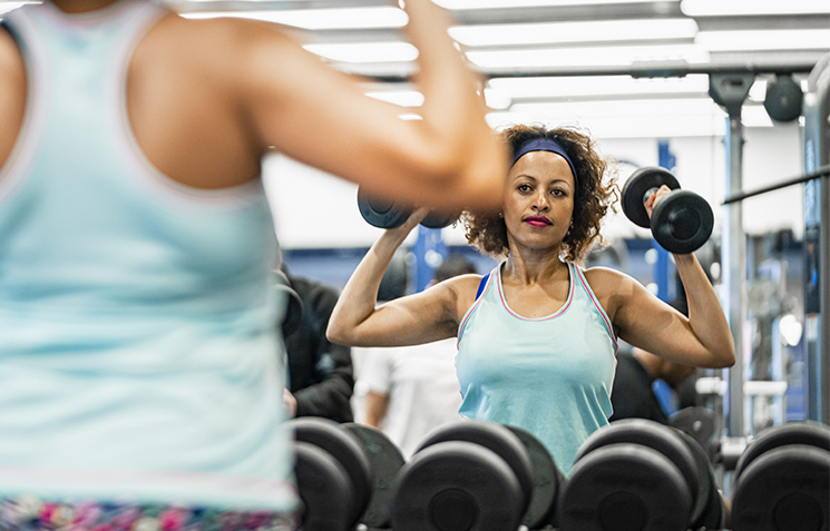 HWEC fitness center free weights