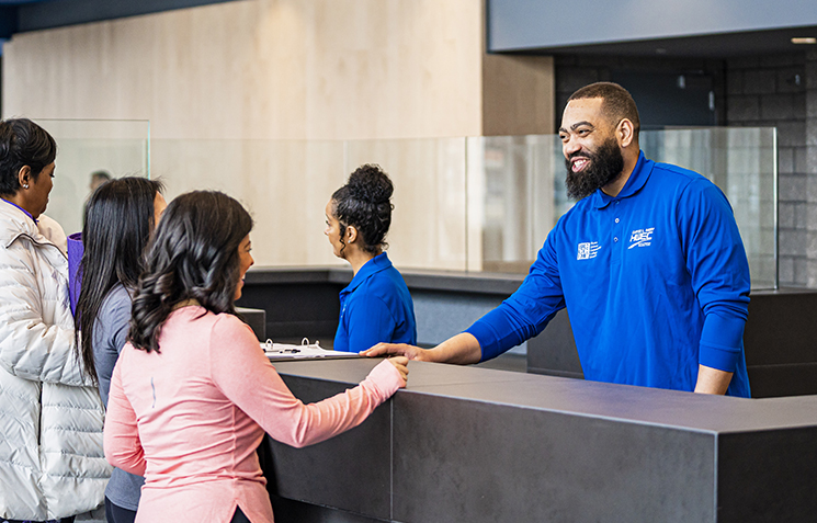 HWEC front desk staff